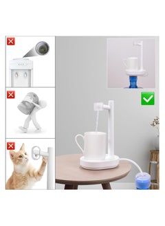 Chabeia Detachable Dual-Purpose Water Pump – Wireless Portable Automatic Dispenser for 5-Gallon Bottles  - Image 4