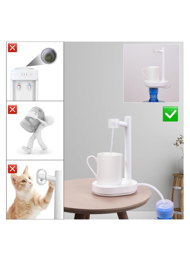 Chabeia - Detachable Dual-Purpose Water Pump – Wireless Portable Automatic Dispenser for 5-Gallon Bottles - Image 1