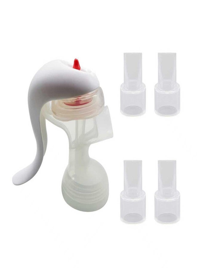 weirical Manual Pump Parts/Accessories Compatible with Lansinoh Breastpumps Use with Signature Pro Smartpump Turn to Manual Incl Diaphragm Stem Main Body Handle and 4 Pc Duckbill Valves - Image 1