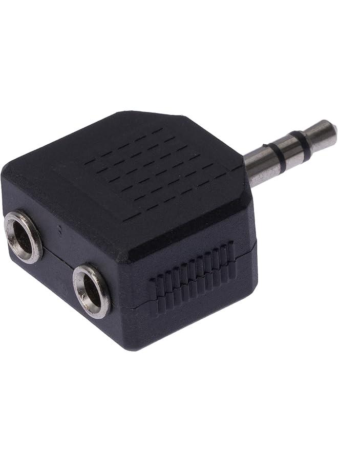 إيروريكس كابل سماعة رأس صوتي مقاس 3.5 مم ومحول مقسم ومقبس Y واحد واثنين من ستيريو - Image 2