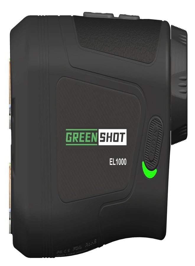 GREEN SHOT Range Finder Golf, 1200 Yards Golf Rangefinder with Slope, Golf Range Finder with Magnetic and Pin Lock Vibration, 6X Magnification, Rechargeable Compact Golfing Range Finder - Image 1