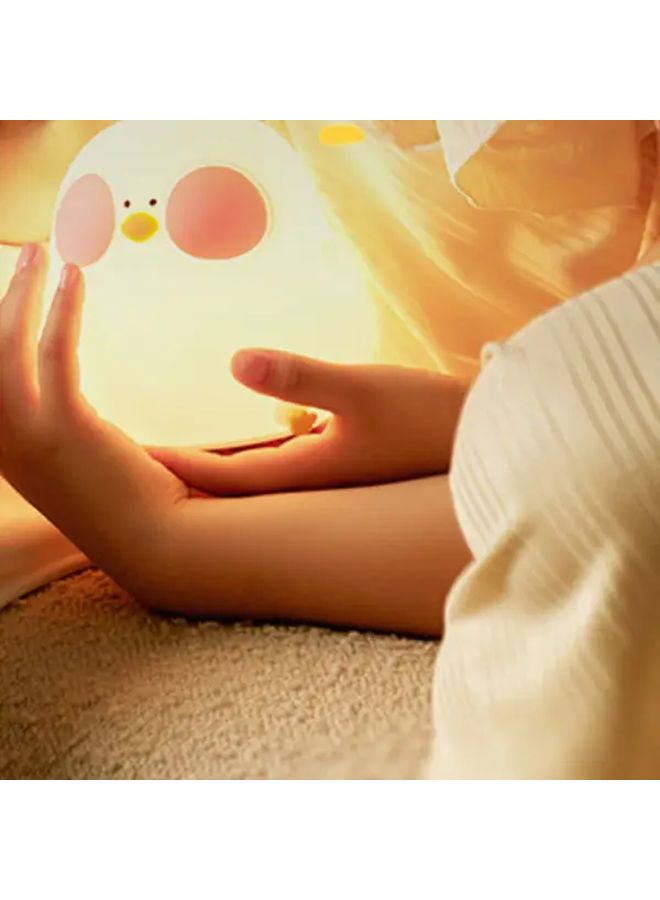 White Touch Control LED Color Changing Chick Night Light USB Battery Bedside Lamp - Image 4