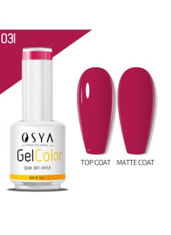 OSYA gel Nail Polish Collection Soak Off UV&LED CANNI OUTPUT Gel polish 15ml (031)  - Image 1
