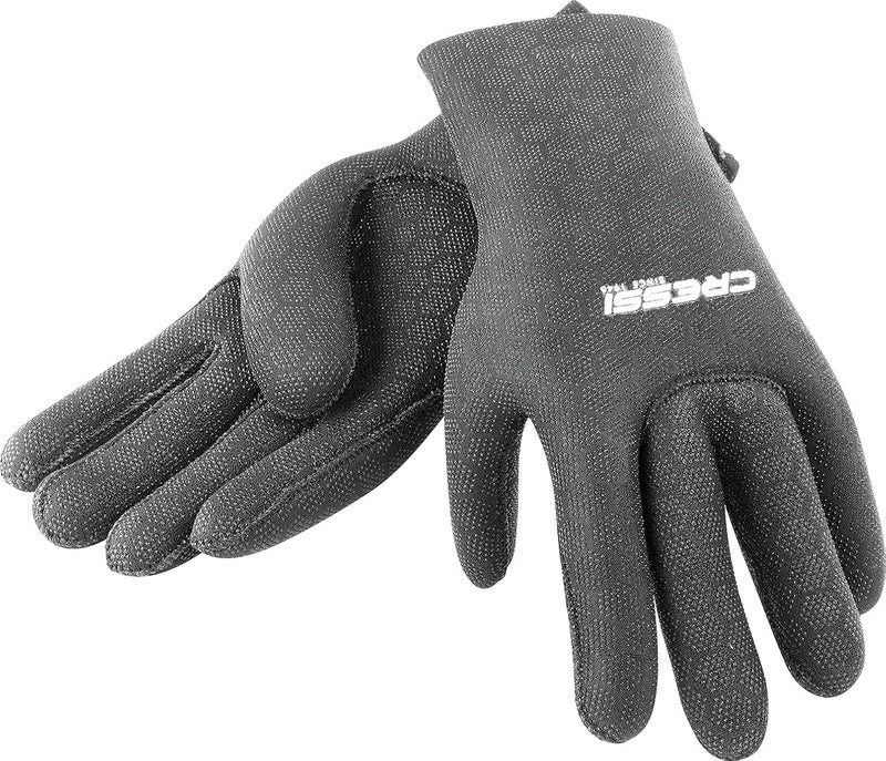 Cressi High Stretch Diving Gloves - Black - Image 1
