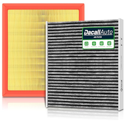 Dacall Engine & Cabin Air Filter Set for Subaru Ascent(2019-2025), Impreza(2017-2026), Crosstrek(2018-2026), Outback(2020-2025), Legacy(2020-2025), Forester(2025-2026). Replace 72880-FL500,16546-AA16A - Image 1