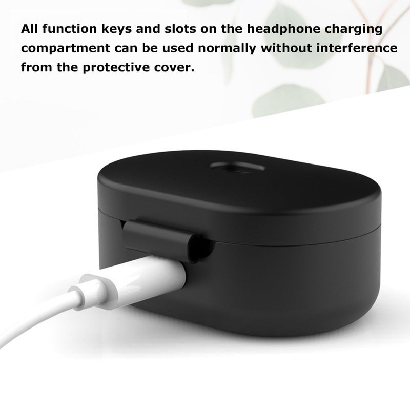 Silicone Protective Cover TWS Earphone Case Cover Compatiable with Xiaomi Redmi Airdot Headset Wireless Earphone Protection Case 8 Colors Optional - Image 5