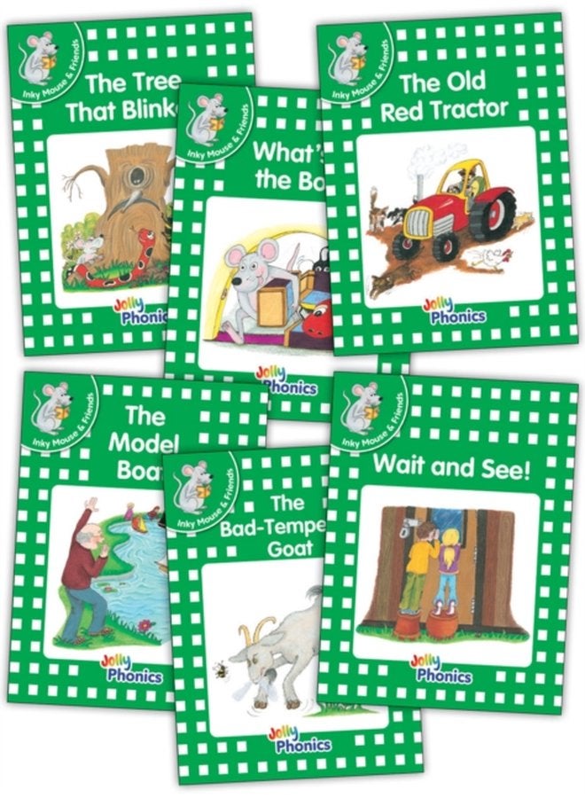 Jolly Phonics Readers Inky Friends Level 3 In Precursive Letters British English edition - Paperback