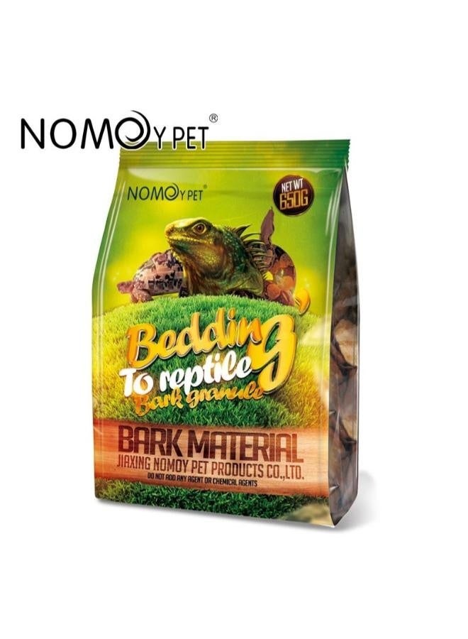 NomoyPet رقائق لحاء عضوية قابلة للتمدد، تُستخدم كركيزة للزواحف والثعابين والسلاحف والبرمائيات، قشور طبيعية خالية من الألياف، تربية نظيفة - 650 غرام - Image 1
