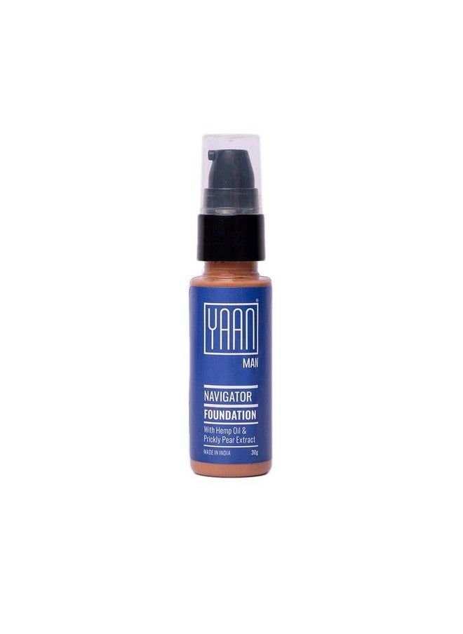 Yaan Man - Foundation 30G ; Light Weight Invisible Makeup For Men ; For Natural Even And A Uniform Look ; For All Skin Types (Light) - Image 1