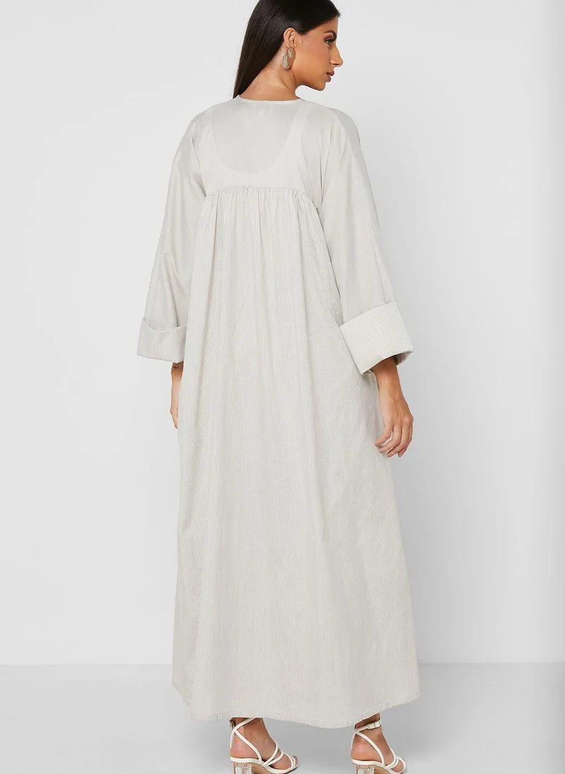 Azzalia Asymmetric Longline Abaya