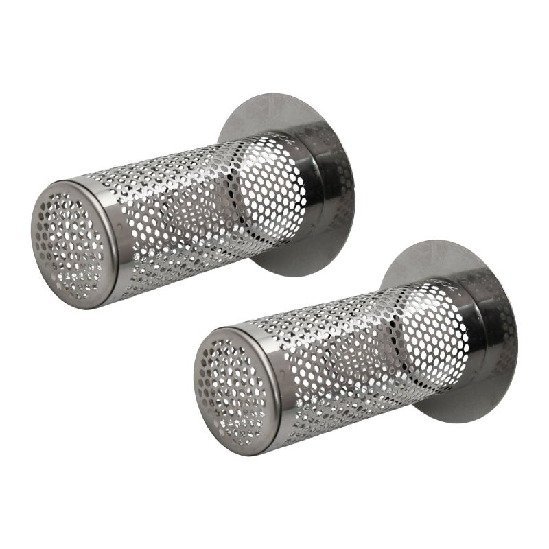 2pcs Stainless Steel Sink Strainer Shower Drain Cover Hair Catcher for Kitchen Bathroom - Image 2