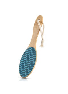 FVION FVION Bamboo Foot File Callus Remover - Portable Foot Scrubber Pedicure Feet Sander File, Double-Sided Heel Scraper for Smooth and Soft Feet 