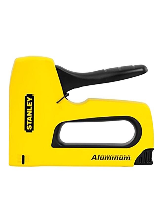 Stanley Heavy Duty Aluminium Staple Gun with Handle Lock Yellow and Black  - Image 3