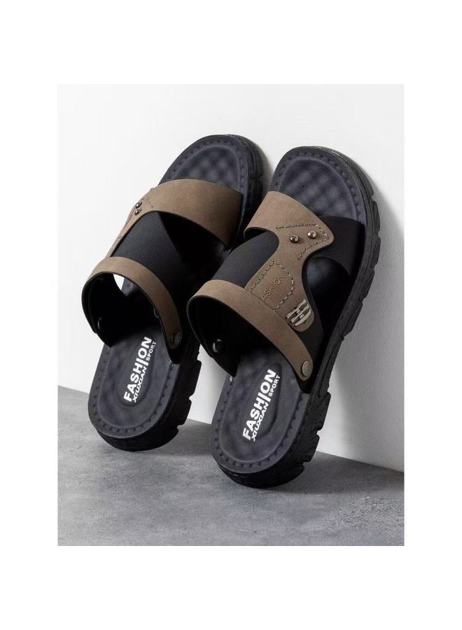 Summer New Outdoor Sandals Men's Trendy Non-slip Waterproof Stall Wear-resistant Thick-soled Beach Sandals For Men - Image 1