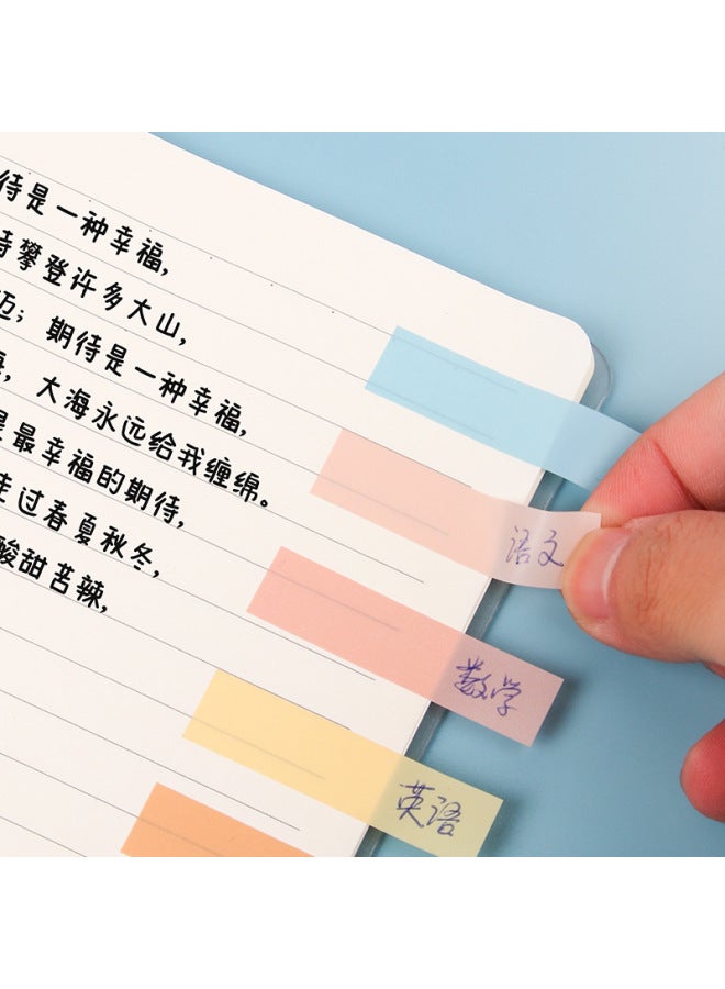 HELPS Morandi Style Post-it Notes Pet Small Fresh Classification Label Notes Key Tips Index Post - Image 4