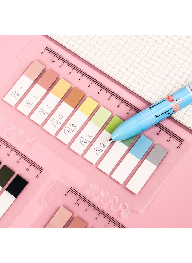 HELPS Morandi Style Post-it Notes Pet Small Fresh Classification Label Notes Key Tips Index Post - Image 3