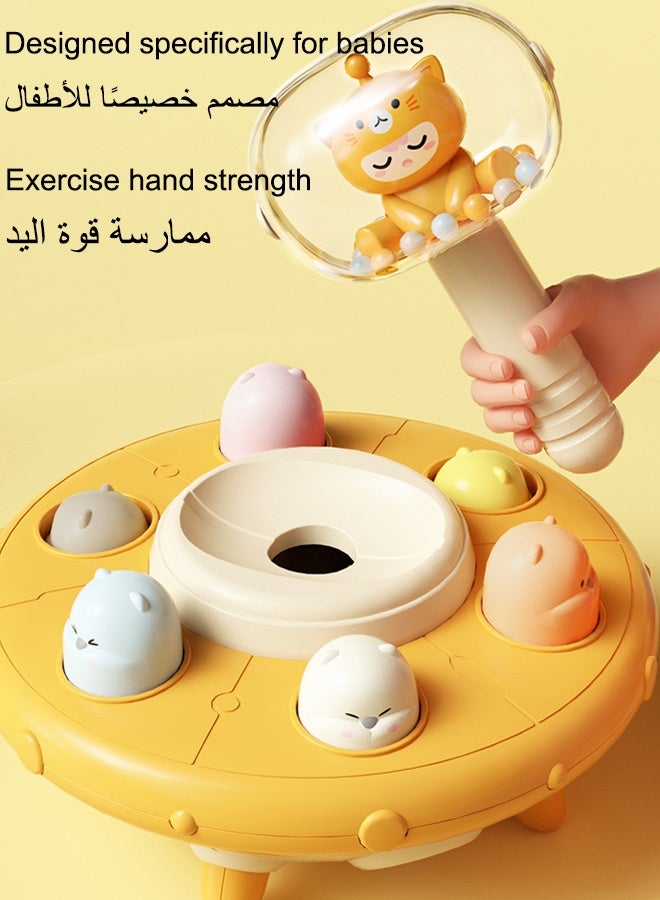 Baby Toy Toddler Toys Early Education Toys Hammering Pounding Toys Pounding Toy Toddlers Educational Toy Whack A Mole Game Baby Interactive Hammer Toys Hand-Eye Coordination Cultivation Concentration Toddler Sensory Toys For Age 1+ Years Old Boy And Girl Toddler Toys Gift  - Image 3