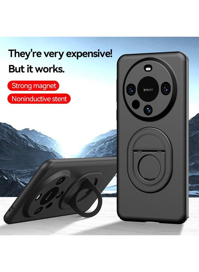 Case For Huawei Mate 60 Magsafe Hidden Fold Holder Full Coverage Shockproof Phone Case