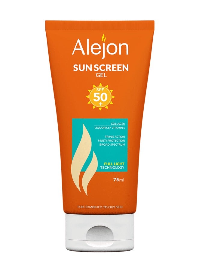 Alejon Alejon sun Screen Gel Collagen Liquorice Vitamin E -75Ml