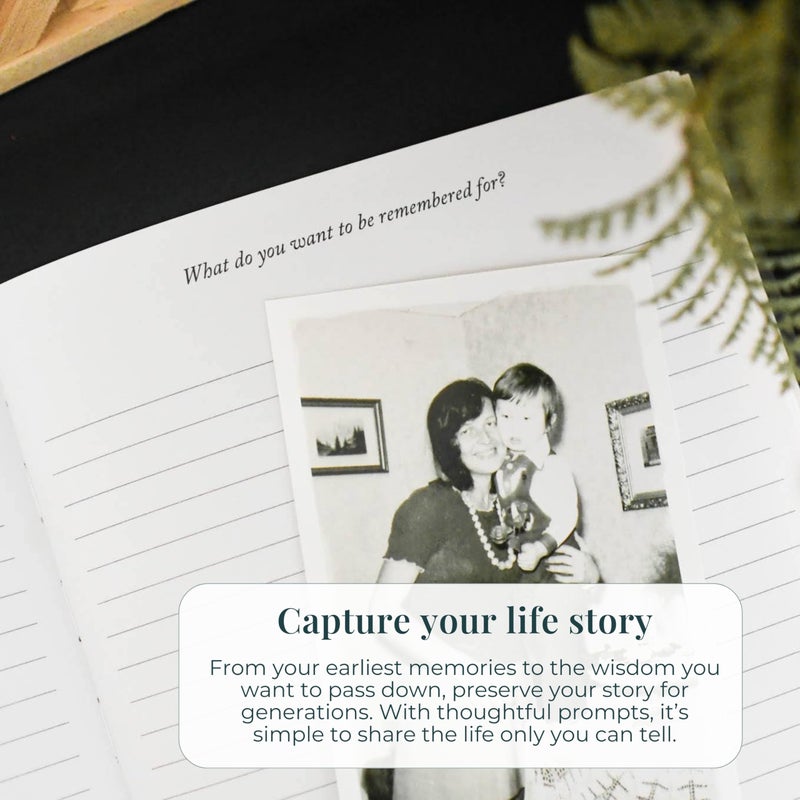 DUNCAN & STONE PAPER CO. Grandparents Legacy Journal - Legacy Book For Parents & Grandparents - Keepsake Grandparents Book - Gifts For Grandparents (Ivory, 85 Pages) - Image 3
