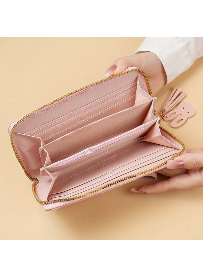 Goolsky New Long Wo 's Large Capacity Coin Purse Multi-Card Holder Fashion Simple Handbag Handbag - Image 4