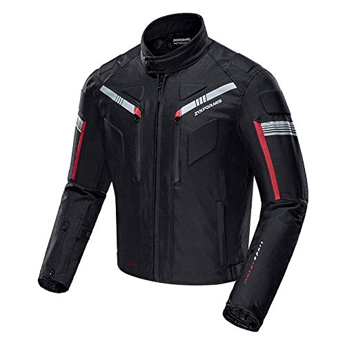 Zyxformis Motorcycle Jacket Motorbike Biker Waterproof Jackets Windproof Full Body Protective Gear Armoured Summer Winter for Men - Image 3