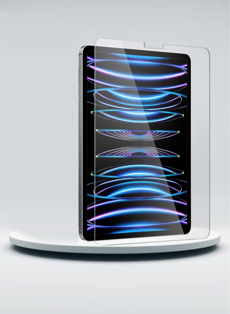 Wtech Premium Series Easy To Paste Full Cover Curved Edges Screen Protector Next Generation UltraGlass For Apple IPad Pro 11 2022 / Air 5 2022 Clear - Image 1