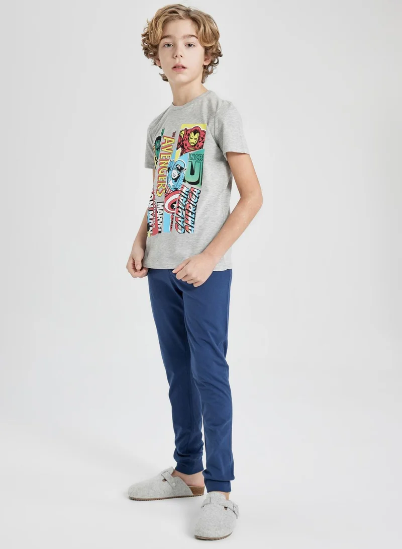 ديفاكتو 2 Piece Regular Fit Licensed By Marvel Knitted Pyjamas