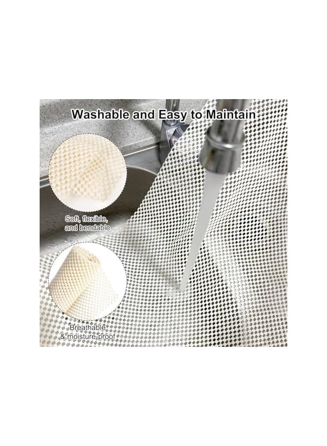 The Bros Anti Slip Rug Underlay, Thick Cuttable 80x200 CM Multipurpose Non Slip Mat, PVC Rug Pad for Drawers, Carpets, and Smooth Floors, Antislip Liner for Home Use - Image 5