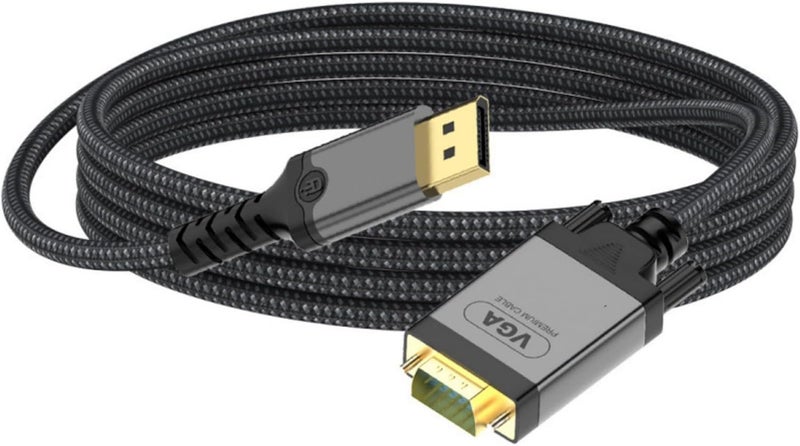 to VGA Cable for Clear 1080P Video Output Soft Braid with Metal Connectors Fast Transfer to VGA - Image 4