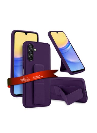 Samsung Galaxy A16 5G 2024 Hand Grip Foldable Magnetic Kickstand Wrist Strap Finger Grip With Built-In Iron Case Cover - Eggplant Purple - pzsku/Z3E55E79EBED025D3A645Z/45/_/1727793494/f112672b-452a-4be6-9a12-8217d6140a6b