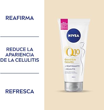 Nivea جل نيفيا Q10 بلس المضاد للسيلوليت والتقوية لتقليل علامات السيلوليت للعناية بالجسم 1 × 200 مل - Image 3