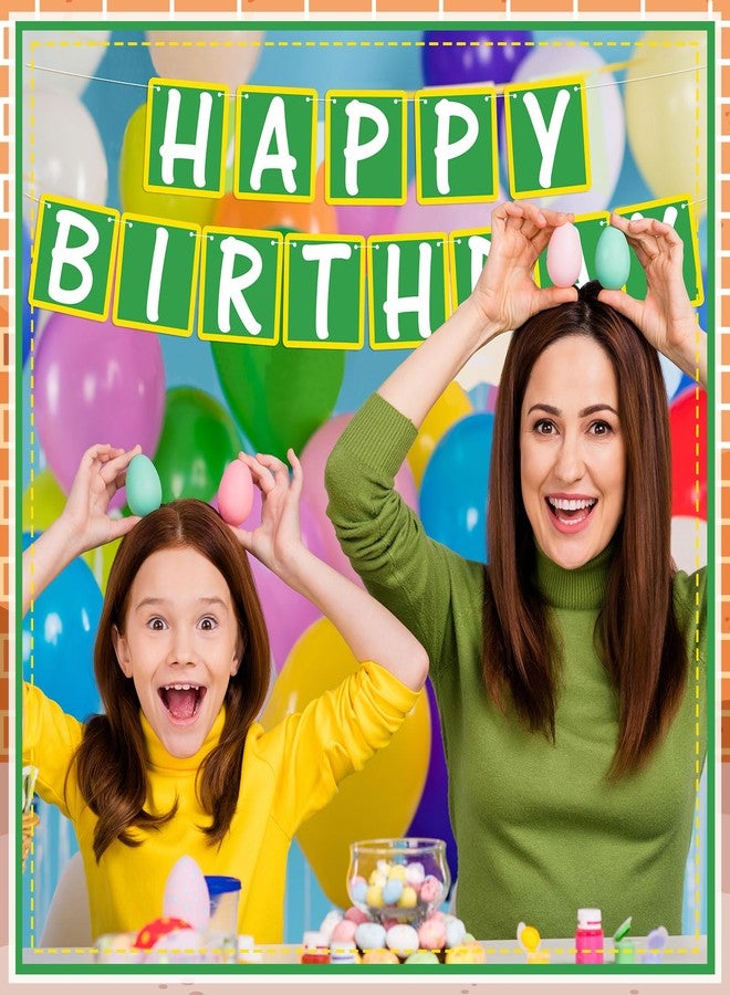 Breling Friend Birthday Banner for Street Theme Pre-strung Birthday Party Cartoon Hanging Decorations for Boys Girls Friend (Bright Style) - Image 4