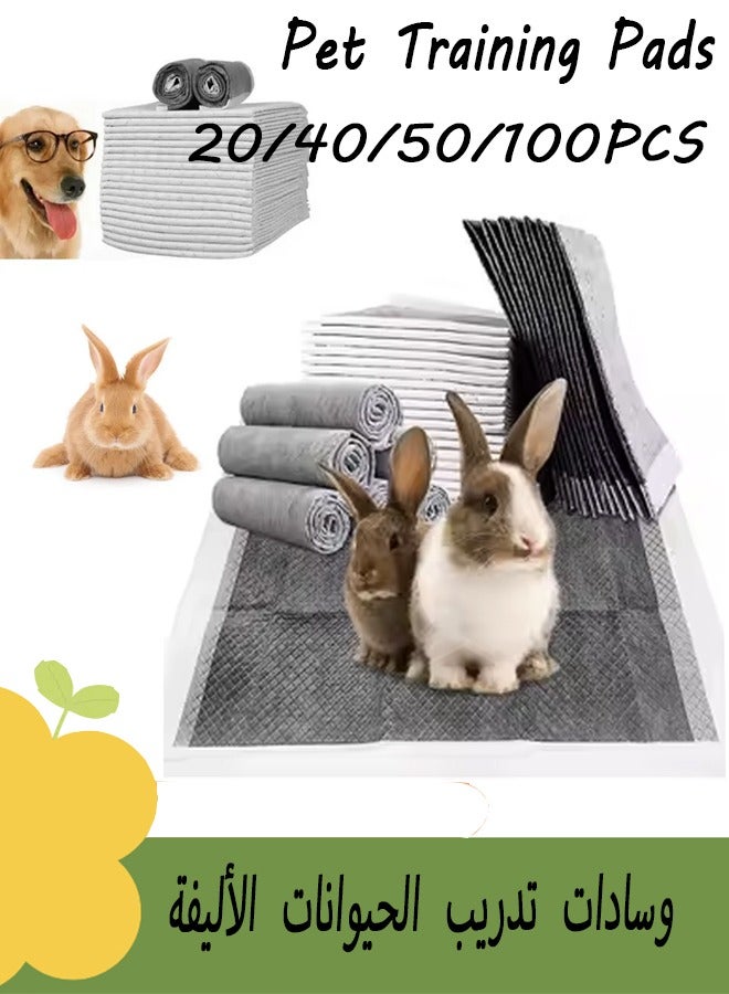 Generic 20/40/50/100 Pcs Dog Pads Thicker Pet Training and Puppy Pads,Pet Training Pads for Dogs and Puppies,Leak Proof Dog Potty Training Pads, Super Absorbent & Leak-Proof & Quick Dry Puppy Pads Pet, Training Pads, Disposable Puppy Pads for Puppies Cats Rabbits Pet Pee  - Image 1