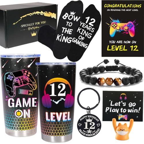 Carselage 12 Year Old Boy Gifts, 12th Birthday Gifts Decorations for Son, Gamer Gifts for Teenage Boy, Christmas Gift for Kids, Nephew, Grandson, Brother - Image 1