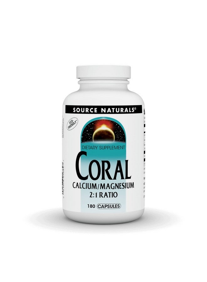 Source Naturals Coral Calcium / Magnesium 2:1 Ratio 180 Capsules - Image 2