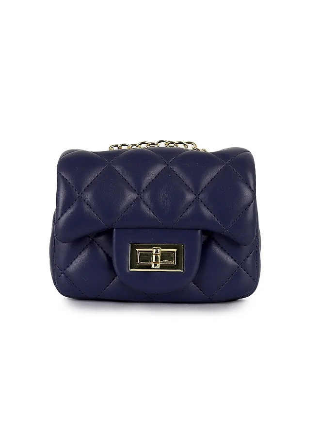 Lion Llama Mini Quilted PU Crossbody Bag