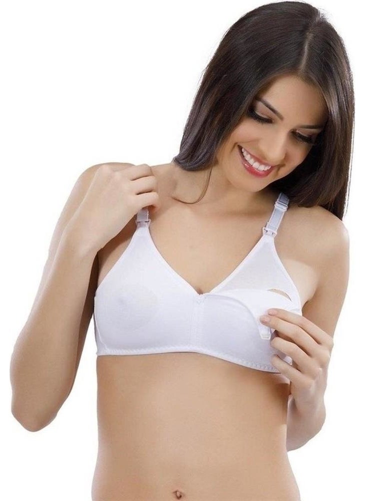Liza Combed Cotton Postpartum Nursing Bra  - Image 1