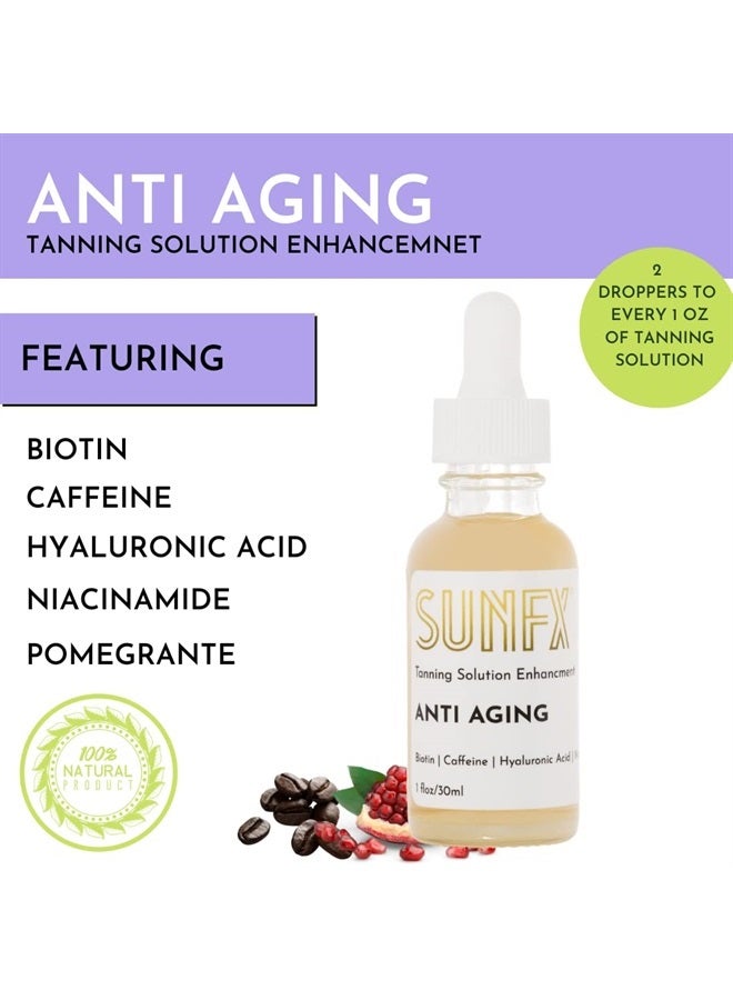 sunfx Sunless Tanning Additive | Anti-Aging | Powerful Anti-Aging Ingredients - 1 fl oz/30ml - Image 2