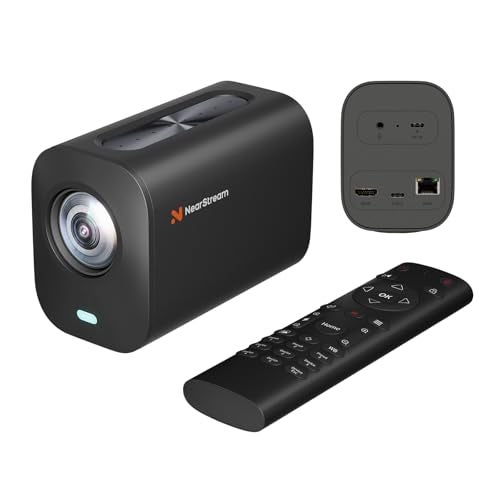 NearStream VM20 4K USB Streaming Camera with 40X Hybrid Zoom/8 Noise-Canceling Mics/Remote Control, HDMI/USB/RJ45 Output, Multi-Cam Ready, for Education,Conference,Worship & Live Event, OBS/Zoom,Black - Image 1
