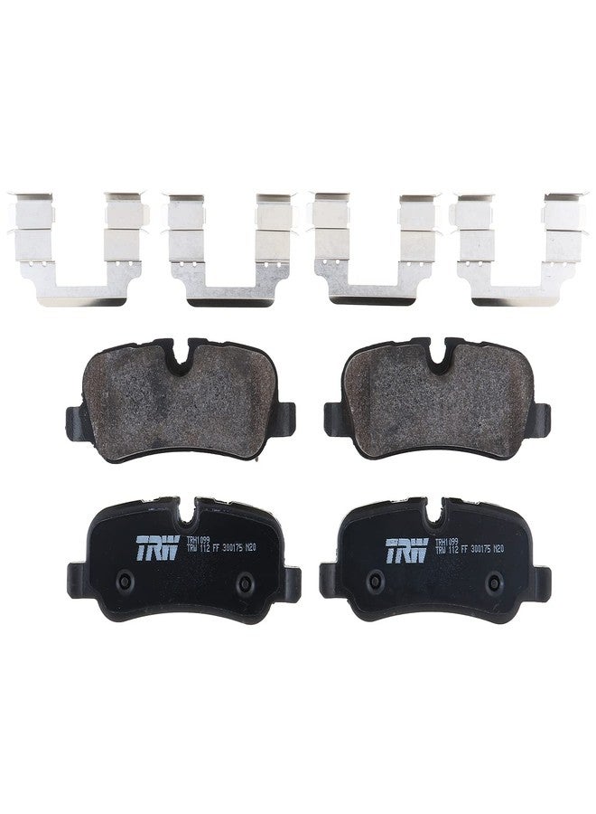 TRW Pro TRH1099 Disc Brake Pad Set For Land Rover Range Rover Sport 2006-2012, Rear, And Other Applications - Image 1