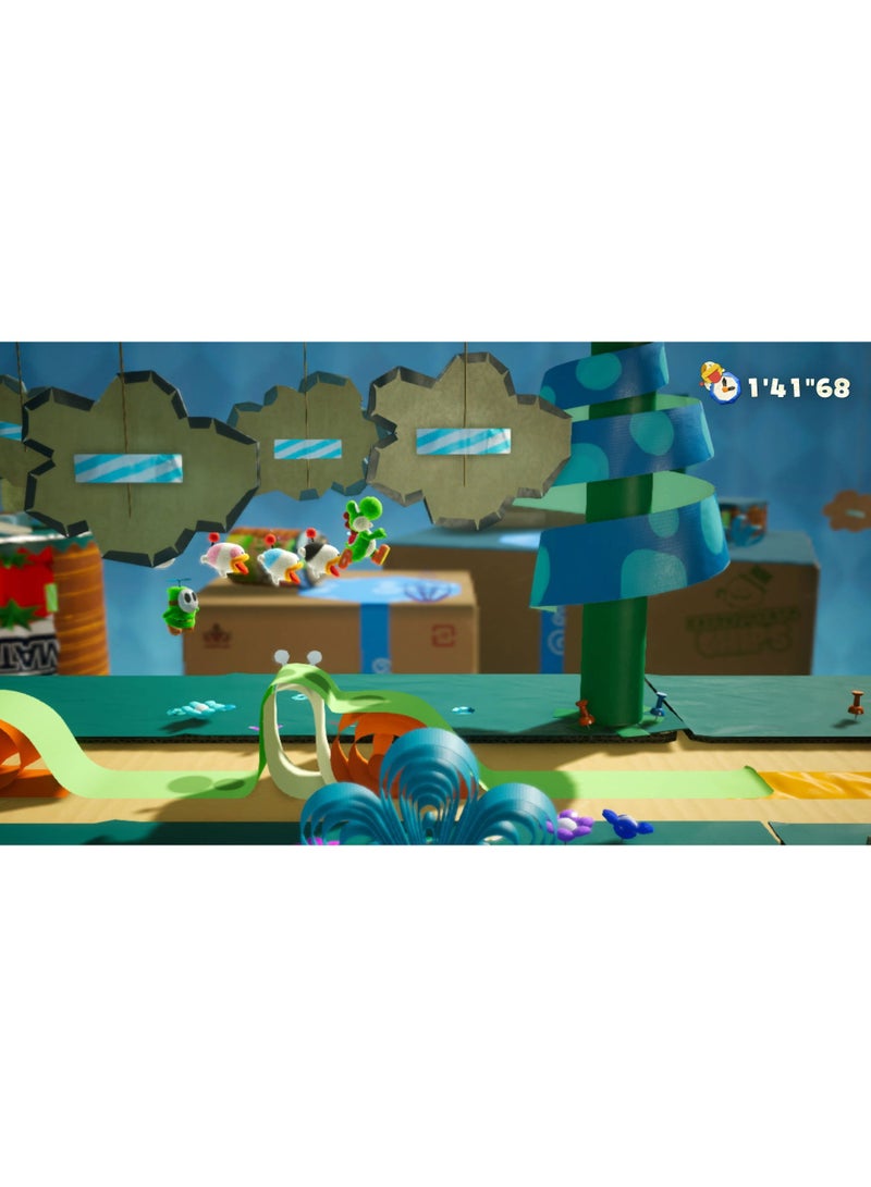 سويتش 0 Yoshi’s Crafted World - نسخة نينتندو سويتش - لعبة منصات مغامرات - Image 4