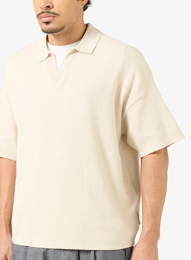 جاك اند جونز بولو قصير الأكمام محبوك - Image 3