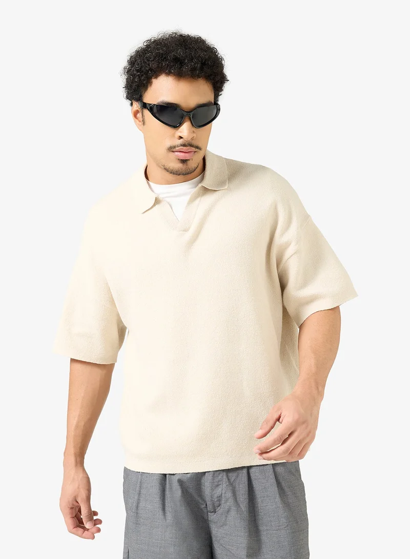 Knit Short Sleeve Polo