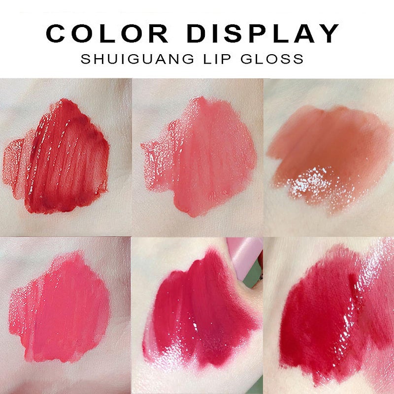 LuckNest Juicy Lasting Tint Lip Gloss Set, Vivid Color, Glossy Finish, Long-lasting Moisturizing Glaze Tint Highly-Pigmented, Clear & Natural Makeup Lip Tint for Daily (6Pcs) - Image 5