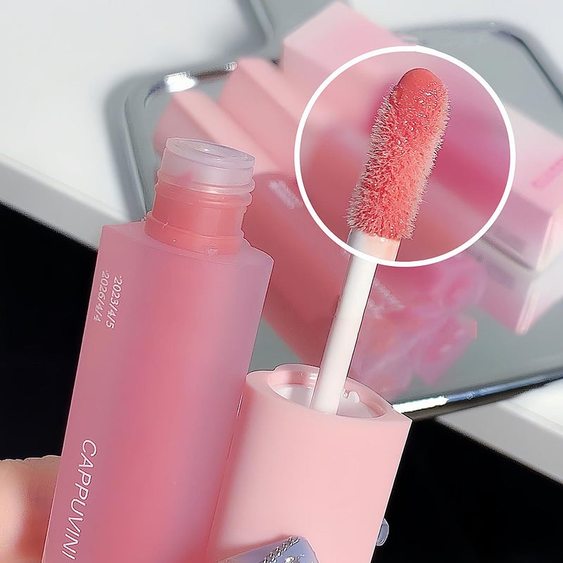 LuckNest Juicy Lasting Tint Lip Gloss Set, Vivid Color, Glossy Finish, Long-lasting Moisturizing Glaze Tint Highly-Pigmented, Clear & Natural Makeup Lip Tint for Daily (6Pcs) - Image 4