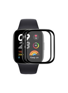 O Ozone (Pack of 2) Screen Protector Compatible with Redmi Watch 3, Full Coverage Transparent Anti Scratch Hydrogel Film Screen Guard Protector Clear HD Soft TPU Film  - Image 1