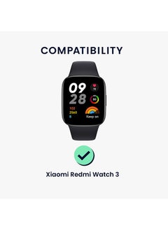 O Ozone (Pack of 2) Screen Protector Compatible with Redmi Watch 3, Full Coverage Transparent Anti Scratch Hydrogel Film Screen Guard Protector Clear HD Soft TPU Film  - Image 2