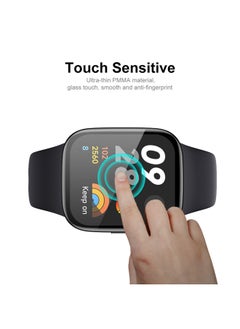 O Ozone (Pack of 2) Screen Protector Compatible with Redmi Watch 3, Full Coverage Transparent Anti Scratch Hydrogel Film Screen Guard Protector Clear HD Soft TPU Film  - Image 4