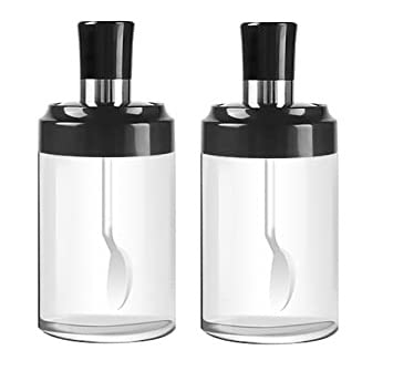 WHISKET 500 ml Glass Seasoning Container Oil/Honey Dispenser Bottle Kitchen Castor Stainless Steel Seasoning Bottle Kitchen Product (1) - Image 2